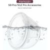 image:imageMomcozy S9 Pro Upgraded Wearable Breast Pump HandsFree Design with Extended Battery Life amp LED Display Double Electric Portable Pump with 2 Modes amp 9 Levels 24mm 2Pack Gray ColorDL Full Set 24mm 1Pack