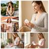 image:imageMomcozy Breast Milk Collector Collection Shell Petal Soft Silicone Flange Milk Collectors for Breastfeeding Slim WaterdropShaped Discreet Comfort with Storage Case 1oz30ml 2PCS