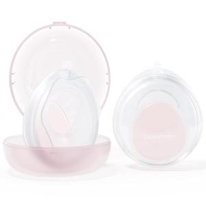 image:imageMomcozy Breast Milk Collector Collection Shell Petal Soft Silicone Flange Milk Collectors for Breastfeeding Slim WaterdropShaped Discreet Comfort with Storage Case 1oz30ml 2PCS