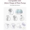 image:imageMomcozy Original S12Pro Quick Replacement Accessories Only Compatible with Momcozy S12Pro Quick Breast Pump NOT for S9ProS12Pro Milk Collector1 PackFlange Insert 15171921mm 4Pack