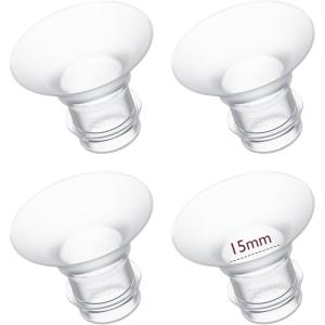 image:imageMomcozy Original S12Pro Quick Replacement Accessories Only Compatible with Momcozy S12Pro Quick Breast Pump NOT for S9ProS12Pro Milk Collector1 Pack4pcs15mm