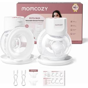 image:imageMomcozy Original S12Pro Quick Replacement Accessories Only Compatible with Momcozy S12Pro Quick Breast Pump NOT for S9ProS12Pro Milk Collector1 PackRegulardouble White