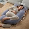 image:imageMomcozy 57 Inch U Shaped Pregnancy Pillow and Portable W Shaped Maternity Pillow for Travel