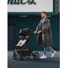 image:imageMomcozy ChangeGo Baby Stroller Second Seat Only  Extra Seat Attachment for ChangeGo Stroller  Adjustable Reclining Seat Extendable UPF50 Canopy Leather Bumper Bar 5Point Harness