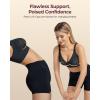 image:imageMomcozy CoolFit Nursing Bras for Breastfeeding Ultra Stretch Seamless Jelly Strip Maternity Bra Cooling WirelessBlack New Cup