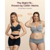 image:imageMomcozy CoolFit Nursing Bras for Breastfeeding Ultra Stretch Seamless Jelly Strip Maternity Bra Cooling WirelessBlack New Cup