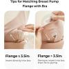 image:imageMomcozy HandsFree Pumping Bra Wireless amp Seamless HF010 Breast Pump Bra Breathable Tencel Fabric amp Fully Fixed CupsOyster Pink