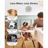 image:imageMomcozy High Chair 5in1 Convertible Wooden High Chair with FoodGrade Tray Baby Set with Removable Harness and Toddler Tower Highchair for 6 Months to 308 lb Adjustable amp Ergonomic WalnutNatural Wood