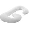 image:imageMomcozy JShaped Pregnancy Pillow for Sleeping with Cooling Cover Side Sleeper Support for Belly Hip amp Leg Deep GreyGrey