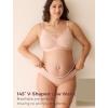 image:imageMomcozy Maternity Underwear Seamless Pregnancy Postpartum Panties Under Bump Maternity UnderwearBlack almond oyster Pink brown4pk