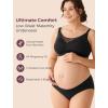 image:imageMomcozy Maternity Underwear Seamless Pregnancy Postpartum Panties Under Bump Maternity UnderwearBlack almond oyster Pink brown4pk