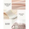 image:imageMomcozy Maternity Underwear VFront Seamless Maternity Panties Cotton Gusset Pregnancy Underwear Under BumpBlack almond oyster Pink brown4pk
