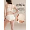 image:imageMomcozy Maternity Underwear VFront Seamless Maternity Panties Cotton Gusset Pregnancy Underwear Under BumpBlack almond oyster Pink brown4pk