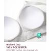 image:imageMomcozy Seamless US Cotton Wireless Bras for Women Comfortable Full Coverage Bra with Fixed Pads for Everyday Wear Light Gray