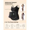 image:imageMomcozy Shapewear Bodysuit for Womens Tummy Control Body Shaper Builtin Padded Seamless amp Slimming Bodysuit under DressBlack