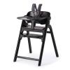 image:imageMomcozy High Chair 5in1 Convertible Wooden High Chair with FoodGrade Tray Baby Set with Removable Harness and Toddler Tower Highchair for 6 Months to 308 lb Adjustable amp Ergonomic WalnutMidnight Black