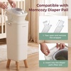 image:imageMomcozy Diaper Pail Deodorizer Refills 4 Packs MineralBased Odor Control Bags FragranceFree Odor Absorber Packs Diaper Pail Trash Bins Shoe Cabinets Gym Bags amp Cat Litter Boxes