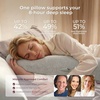 image:imageMomcozy Pregnancy Pillows for Side Sleeping J Shaped Maternity Body Pillow for Pregnancy Soft Pregnancy Pillow with Cotton Cover for Head Neck Belly Support GrayUpgradegray