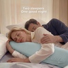 image:imageMomcozy Pregnancy Pillows for Side Sleeping J Shaped Maternity Body Pillow for Pregnancy Soft Pregnancy Pillow with Cotton Cover for Head Neck Belly Support GrayUpgradeblue