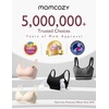image:imageMomcozy Pumping Bra Hands Free AllinOne Nursing amp Pumping Seamless Bra for Wearable amp Flange PumpsBlack