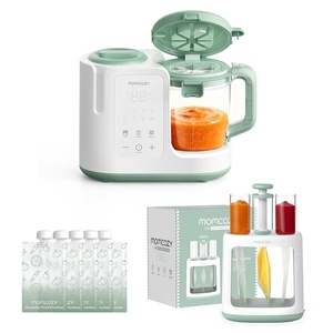 image:imageMomcozy Baby Food Maker amp Squeeze station  OneStep Auto Steam amp Blend Food Processor and Pouch Filler for Homemade Baby Puree