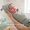 image:imageMomcozy Baby Towels 6Layer 100 Cotton Muslin Hooded Baby Towel Set for Newborn Infant amp Toddler Soft Absorbent Baby Bath Essentials Large 32 x 32 InchBlue  Green