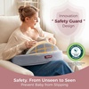 image:imageMomcozy Innovative Safety Guard Nursing Pillow  Firm amp Springy Memory Foam  Stable Ergonomic Support amp Comfort  Wider Breastfeeding Cushion Adjustable Removable Cover GreenCozylite Grey
