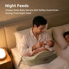 image:imageMomcozy Innovative Safety Guard Nursing Pillow  Firm amp Springy Memory Foam  Stable Ergonomic Support amp Comfort  Wider Breastfeeding Cushion Adjustable Removable Cover GreenLight Green