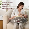 image:imageMomcozy Innovative Safety Guard Nursing Pillow  Firm amp Springy Memory Foam  Stable Ergonomic Support amp Comfort  Wider Breastfeeding Cushion Adjustable Removable Cover GreenCozylite Cloudhug