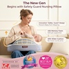 image:imageMomcozy Innovative Safety Guard Nursing Pillow  Firm amp Springy Memory Foam  Stable Ergonomic Support amp Comfort  Wider Breastfeeding Cushion Adjustable Removable Cover GreenCozylite Grey