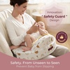 image:imageMomcozy Innovative Safety Guard Nursing Pillow  Firm amp Springy Memory Foam  Stable Ergonomic Support amp Comfort  Wider Breastfeeding Cushion Adjustable Removable Cover GreenStarry Night