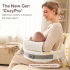 image:imageMomcozy Innovative Safety Guard Nursing Pillow  Firm amp Springy Memory Foam  Stable Ergonomic Support amp Comfort  Wider Breastfeeding Cushion Adjustable Removable Cover GreenCozyprowhite With Lumbar Support