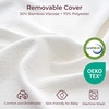 image:imageMomcozy Innovative Safety Guard Nursing Pillow  Firm amp Springy Memory Foam  Stable Ergonomic Support amp Comfort  Wider Breastfeeding Cushion Adjustable Removable Cover GreenCozyprowhite With Lumbar Support