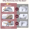 image:imageMomcozy Innovative Safety Guard Nursing Pillow  Firm amp Springy Memory Foam  Stable Ergonomic Support amp Comfort  Wider Breastfeeding Cushion Adjustable Removable Cover GreenCozylite Grey