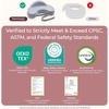 image:imageMomcozy Innovative Safety Guard Nursing Pillow  Firm amp Springy Memory Foam  Stable Ergonomic Support amp Comfort  Wider Breastfeeding Cushion Adjustable Removable Cover GreenCozyprogrey With Lumbar Support