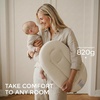 image:imageMomcozy Baby Lounger Infant Support Cushion with Soft Breathable Natural Cotton Cover Great for Newborns Portable amp Machine Washable Mint GreenGreen