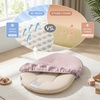 image:imageMomcozy Baby Lounger Infant Support Cushion with Soft Breathable Natural Cotton Cover Great for Newborns Portable amp Machine Washable Mint GreenTaupe