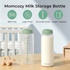image:imageMomcozy Natural Baby Bottle 12oz NarrowNeck Breast Milk Container Breastmilk Storage Bottle for Fridge amp Momcozy Breast Milk Cooler BPA Free Milk Collection Bottles Breastfeeding Essential 2PCS