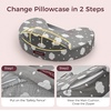 image:imageMomcozy Nursing Pillow Cover for Memory Foam Pillow Pioneering Safety Fence  Plus Size Breastfeeding Pillow for Ergonomic Comfort amp SupportEasier and Healthier Nursing Cotton Cover Only