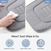 image:imageMomcozy Reversible Stroller Seat Liner WaterResistant amp Easy Clean Side Breathable amp Comfortable Mesh Side Universal 3Hole Adjustable Design AllSeason Cushion Pad for Strollers CarriagesGray