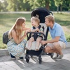 image:imageMomcozy Reversible Stroller Seat Liner WaterResistant amp Easy Clean Side Breathable amp Comfortable Mesh Side Universal 3Hole Adjustable Design AllSeason Cushion Pad for Strollers CarriagesGray