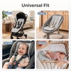 image:imageMomcozy Reversible Stroller Seat Liner WaterResistant amp Easy Clean Side Breathable amp Comfortable Mesh Side Universal 3Hole Adjustable Design AllSeason Cushion Pad for Strollers CarriagesGray