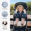 image:imageMomcozy Reversible Stroller Seat Liner WaterResistant amp Easy Clean Side Breathable amp Comfortable Mesh Side Universal 3Hole Adjustable Design AllSeason Cushion Pad for Strollers CarriagesKhaki