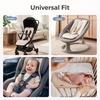 image:imageMomcozy Reversible Stroller Seat Liner WaterResistant amp Easy Clean Side Breathable amp Comfortable Mesh Side Universal 3Hole Adjustable Design AllSeason Cushion Pad for Strollers CarriagesKhaki