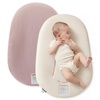 image:imageMomcozy Baby Lounger Infant Support Cushion with Soft Breathable Natural Cotton Cover Great for Newborns Portable amp Machine Washable Mint GreenTaupe