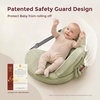 image:imageMomcozy CozyPro Nursing Pillow  All Around Lumbar amp Arm Support  Safety Guard Firm amp Springy Memory FoamStable Ergonomic Support Easier Breastfeeding Wider Cushion Adjustable Removable CoverCozyprogreen With Lumbar Support