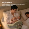 image:imageMomcozy CozyPro Nursing Pillow  All Around Lumbar amp Arm Support  Safety Guard Firm amp Springy Memory FoamStable Ergonomic Support Easier Breastfeeding Wider Cushion Adjustable Removable CoverCozyprogreen With Lumbar Support